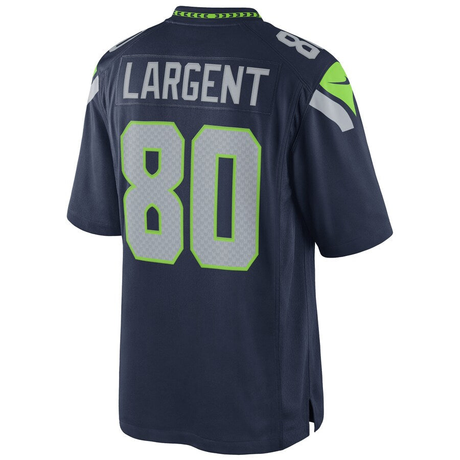 Fenge S.Seahawks #80 Steve Largent Player Navy Home Game Stitched Jerseys