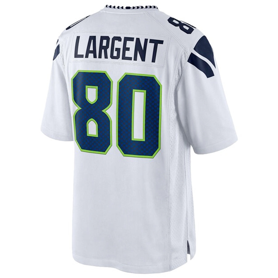Fenge S.Seahawks #80 Steve Largent Player White Home Game Stitched Jerseys