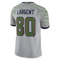 Fenge S.Seahawks #80 Steve Largent Player Wolf Gray Rivalries Collection Limited Stitched Jerseys