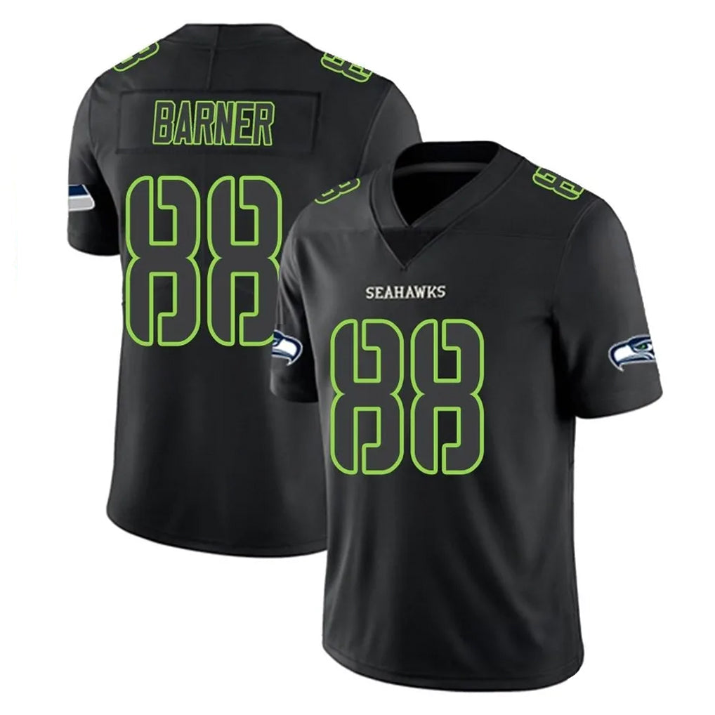 Fenge S.Seahawks #88 AJ Barner Player Black Impact Limited Home Game Stitched Jerseys