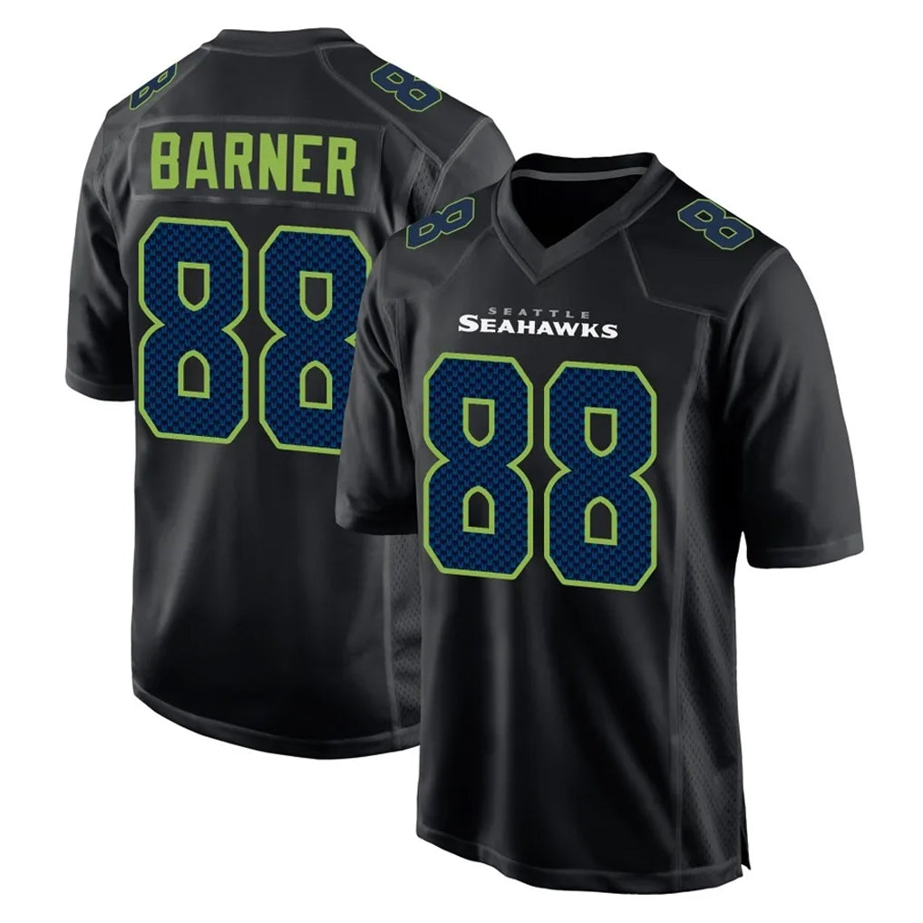 Fenge S.Seahawks #88 AJ Barner Player Black Limited Fashion Home Game Stitched Jerseys