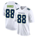 Fenge S.Seahawks #88 AJ Barner Player White Tundra Fashion Home Game Stitched Jerseys