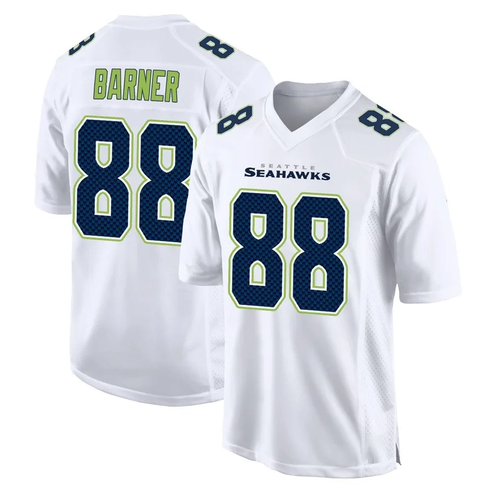 Fenge S.Seahawks #88 AJ Barner Player White Tundra Fashion Home Game Stitched Jerseys