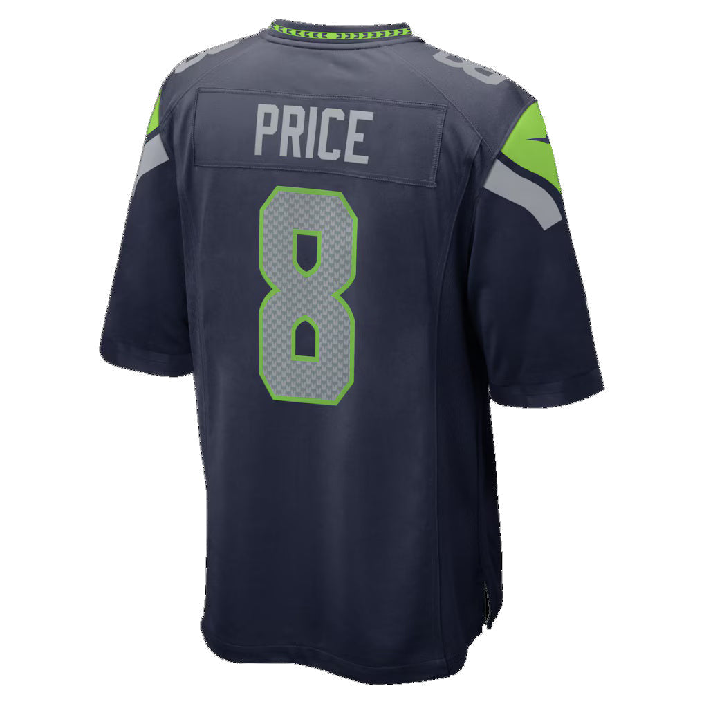 Fenge S.Seahawks #8 Jadarian Price College Navy 2026 Draft First Round Pick No. 32 Team Game Stitched Jerseys