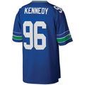 Fenge S.Seahawks #96 Cortez Kennedy Mitchell & Ness Royal Legacy Replica Jersey