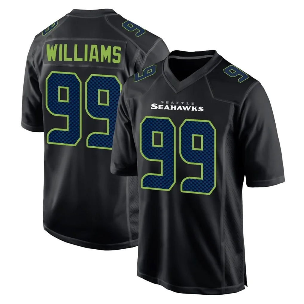 Fenge S.Seahawks #99 Leonard Williams Player Black Limited Fashion Home Game Stitched Jerseys
