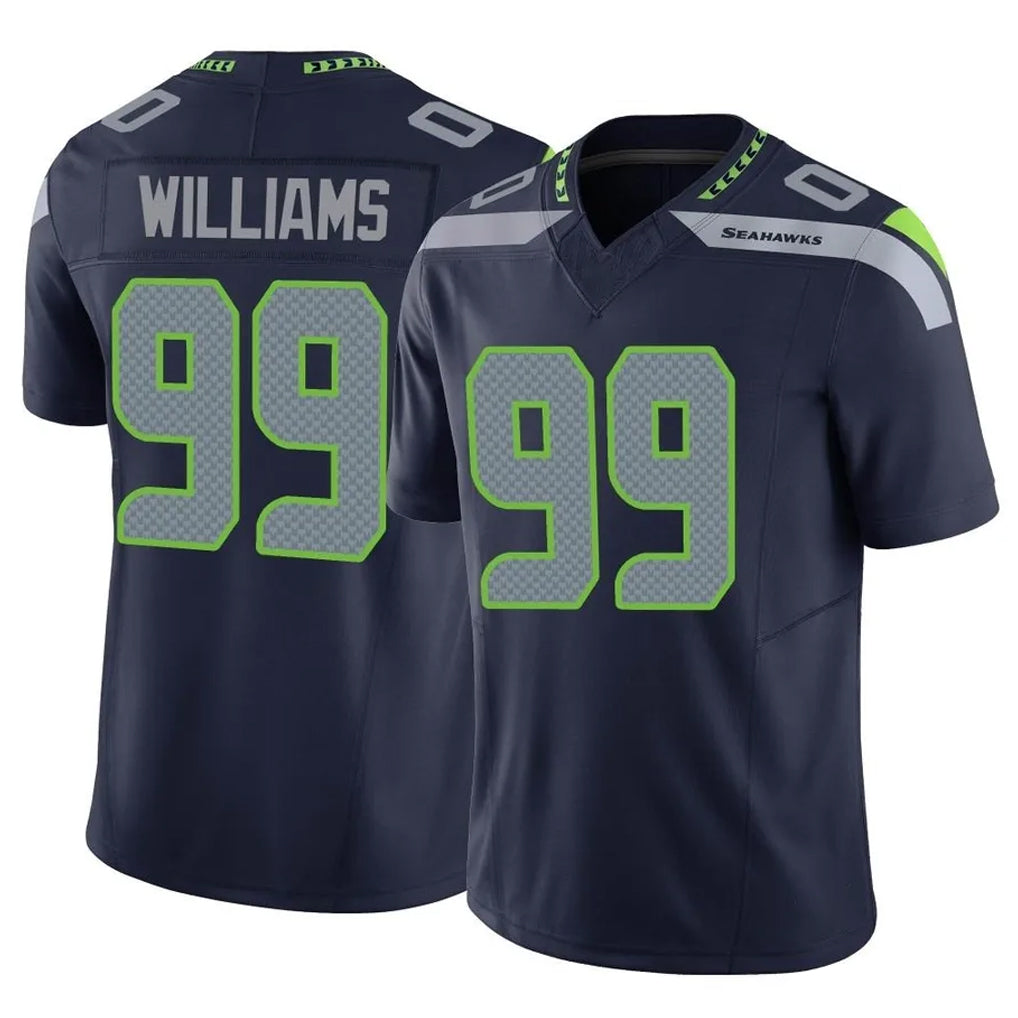 Fenge S.Seahawks #99 Leonard Williams Player Navy Limited Vapor F.U.S.E. Home Game Stitched Jerseys