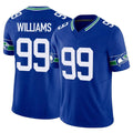 Fenge S.Seahawks #99 Leonard Williams Player Royal Limited Throwback Vapor F.U.S.E. Home Game Stitched Jerseys
