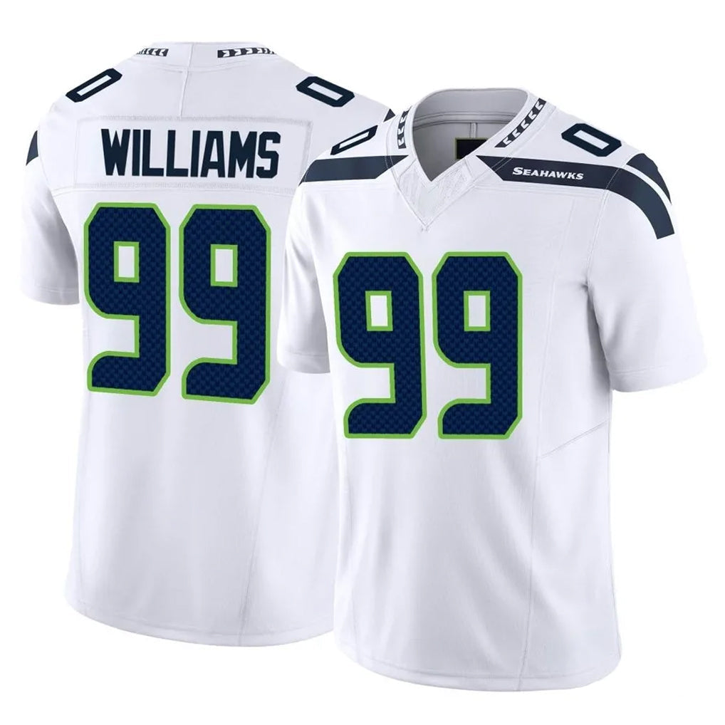 Fenge S.Seahawks #99 Leonard Williams Player White Limited Vapor F.U.S.E. Home Game Stitched Jerseys