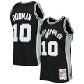 Fenge SA.Spurs #10 Dennis Rodman Mitchell & Ness Black 1993-1994 Hardwood Classics Swingman Jerseys