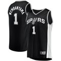 Fenge SA.Spurs #1 Victor Wembanyama Fanatics Black Fast Break Replica Jerseys - Icon Edition