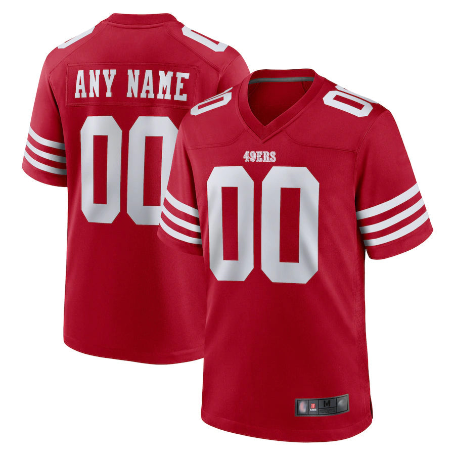 Fenge Custom SF.49ers Game Home Stitched Jerseys