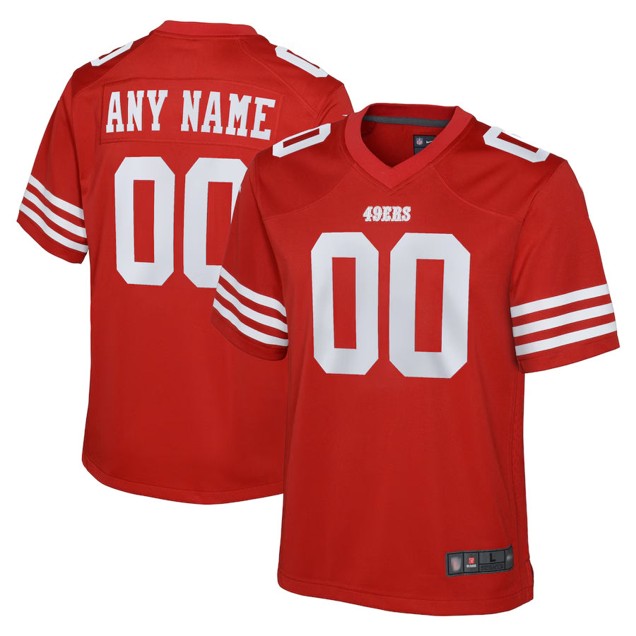 Fenge Custom SF.49ers Game Team Colour Stitched Jerseys