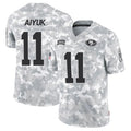 Fenge SF.49ers #11 Brandon Aiyuk Player Arctic Camo Salute to Service Limited Stitched Jerseys