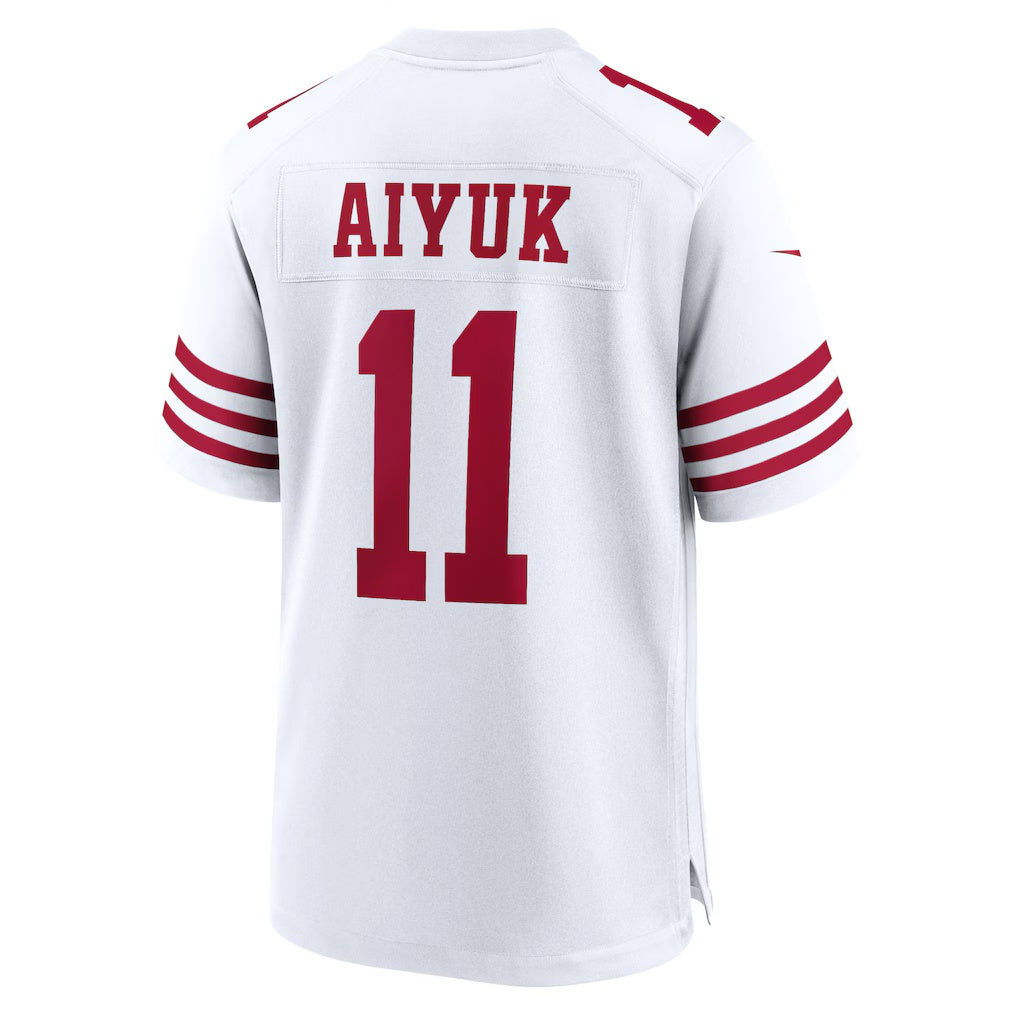 Fenge SF.49ers #11 Brandon Aiyuk White Game Stitched Jerseys