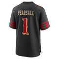 Fenge SF.49ers #1 Ricky Pearsall 2025 Rivalries Collection Game Jersey - Black