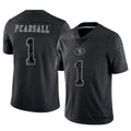 Fenge SF.49ers #1 Ricky Pearsall Player Black RFLCTV Limited Stitched Jerseys