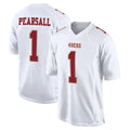 Fenge SF.49ers #1 Ricky Pearsall Player White Fashion Game Stitched Jerseys