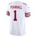 Fenge SF.49ers #1 Ricky Pearsall Player White Vapor F.U.S.E. Limited Stitched Jerseys