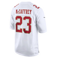 Fenge SF.49ers #23 Christian McCaffrey Player Tundra White Fashion Game Stitched Jersey