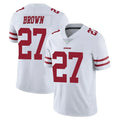 Fenge SF.49ers #27 Ji'Ayir Brown Player White Limited Vapor Untouchable Home Game Stitched Jerseys