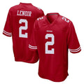 Fenge SF.49ers #2 Deommodore Lenoir Player Red Home Game Stitched Jerseys