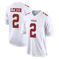 Fenge SF.49ers #2 Deommodore Lenoir Player White Fashion Home Game Stitched Jerseys
