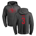 Fenge SF.49ers #3 Christian Kirk Player Anthracite Pullover Hoodies Home Game Stitched Jerseys