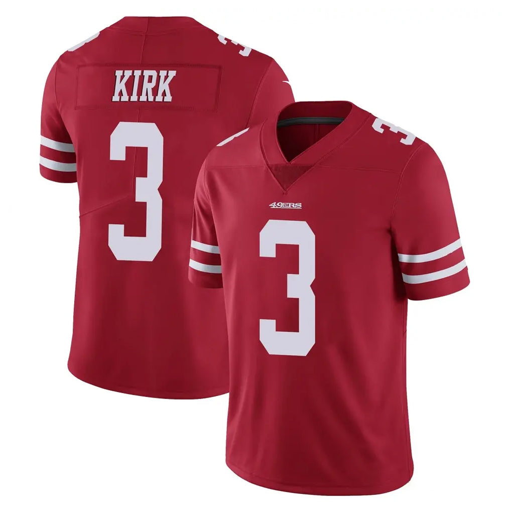 Fenge SF.49ers #3 Christian Kirk Player Red Limited Vapor Untouchable Home Game Stitched Jerseys