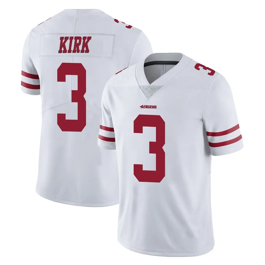 Fenge SF.49ers #3 Christian Kirk Player White Limited Vapor Untouchable Home Game Stitched Jerseys