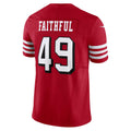 Fenge SF.49ers #49 The Faithful Player Scarlet Vapor F.U.S.E. Limited  Football Jerseys