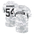 Fenge SF.49ers #54 Fred Warner Player Salute to Service Hoodies & T-Shirts Stitched Jerseys