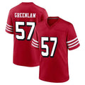 Fenge SF.49ers #57 Dre Greenlaw Player Red Limited Alternate Home Game Stitched Jerseys