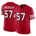 Fenge SF.49ers #57 Dre Greenlaw Player Red Limited Alternate Vapor F.U.S.E. Home Game Stitched Jerseys