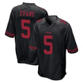 Fenge SF.49ers #5 Mike Evans Player Black Alternate Home Game Stitched Jerseys