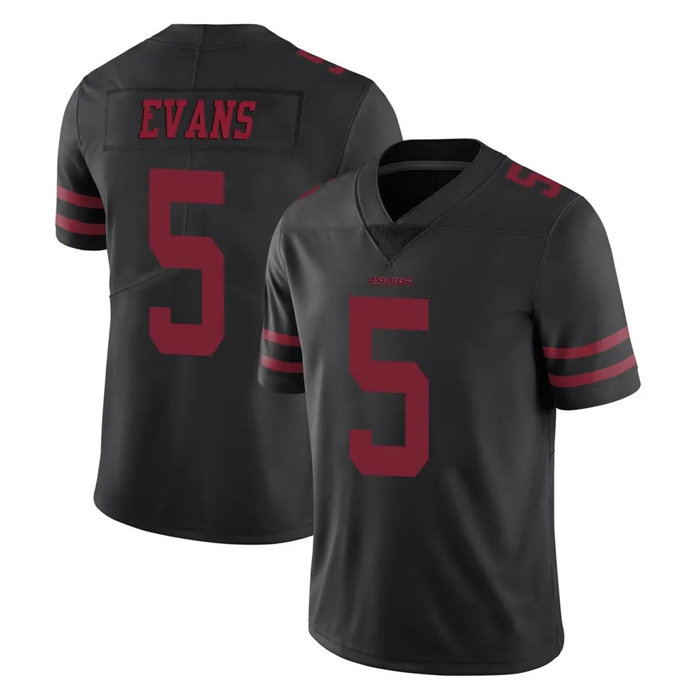 Fenge SF.49ers #5 Mike Evans Player Black Alternate Limited Vapor Untouchable Home Game Stitched Jerseys