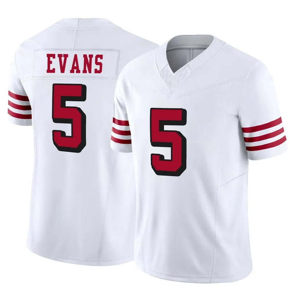 Fenge SF.49ers #5 Mike Evans Player White Limited Alternate Vapor F.U.S.E. Home Game Stitched Jerseys