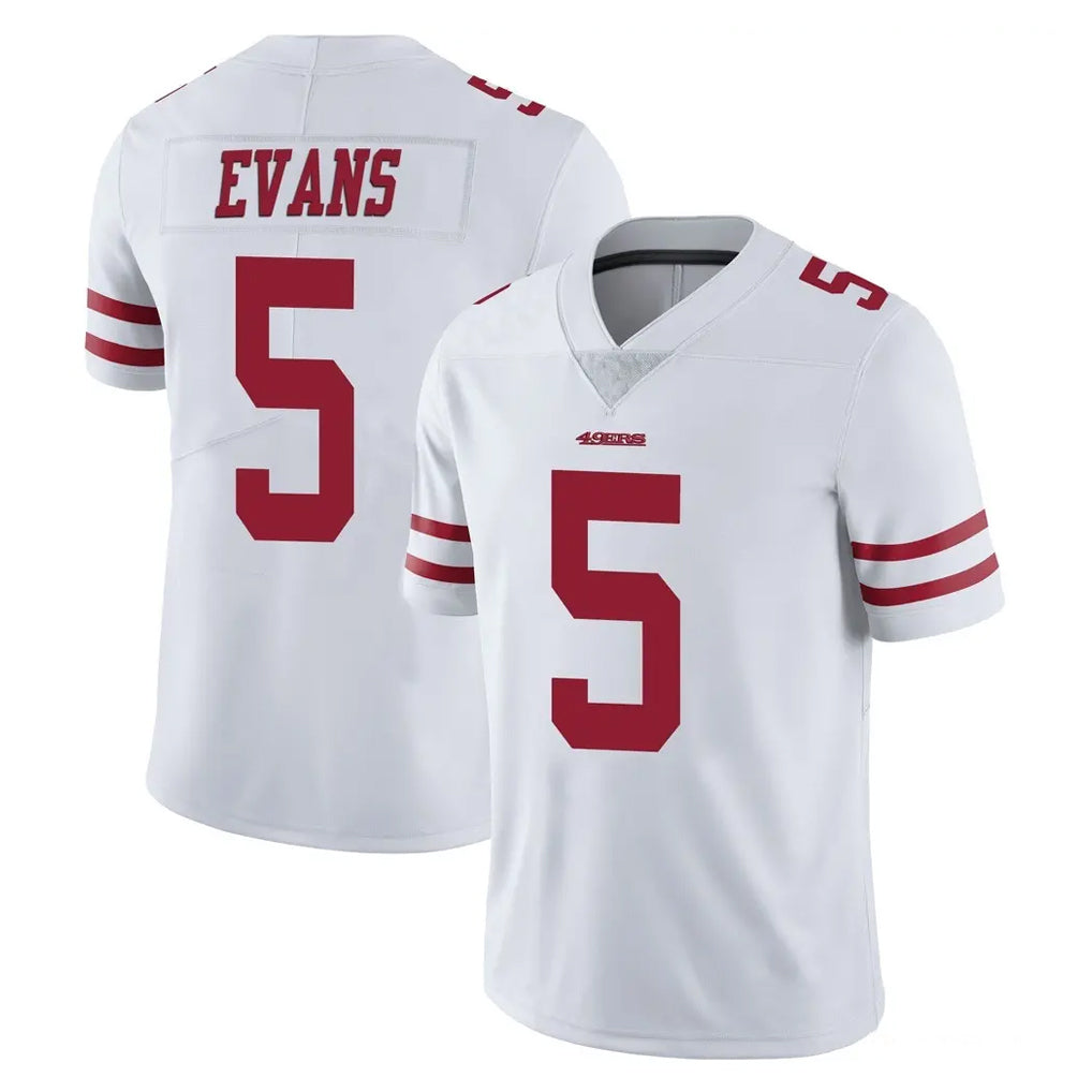 Fenge SF.49ers #5 Mike Evans Player White Limited Vapor Untouchable Home Game Stitched Jerseys