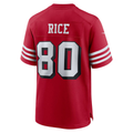 Fenge SF.49ers #80 Jerry Rice Scarlet Retired Player Alternate Game Stitched Jerseys