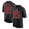Fenge SF.49ers #85 George Kittle Player Black Fashion Home Game Stitched Jerseys