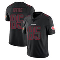 Fenge SF.49ers #85 George Kittle Player Black Impact Limited Home Game Stitched Jerseys