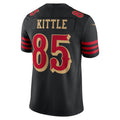 Fenge SF.49ers #85 George Kittle Player Rivalries Collection Vapor Limited Black Stitched Jersey