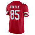 Fenge SF.49ers #85 George Kittle Player Scarlet Vapor F.U.S.E. Limited Stitched Jerseys
