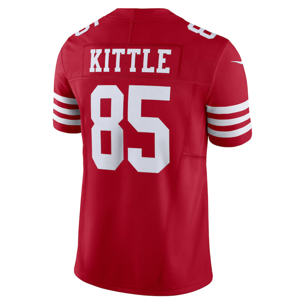 Fenge SF.49ers #85 George Kittle Player Scarlet Vapor F.U.S.E. Limited Stitched Jerseys