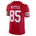 Fenge SF.49ers #85 George Kittle Scarlet Team Vapor F.U.S.E. Stitched Limited Jerseys