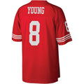 Fenge SF.49ers #8 Steve Young Mitchell & Ness Scarlet Legacy Replica Stitched Jerseys