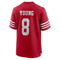 Fenge SF.49ers #8 Steve Young Scarlet Retired Player Game Stitched Jerseys