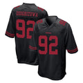 Fenge SF.49ers #92 Osa Odighizuwa Player Black Alternate Home Game Stitched Jerseys