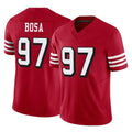 Fenge SF.49ers #97 Nick Bosa Player Red Limited Alternate Vapor F.U.S.E. Home Game Stitched Jerseys