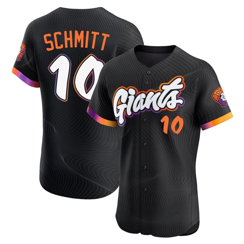 Fenge SF.Giants #10 Casey Schmitt Player Black 2025 City Connect Home Limited Elite Stitched Jerseys